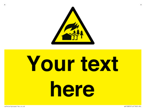 Custom Warning: Large scale fire zone